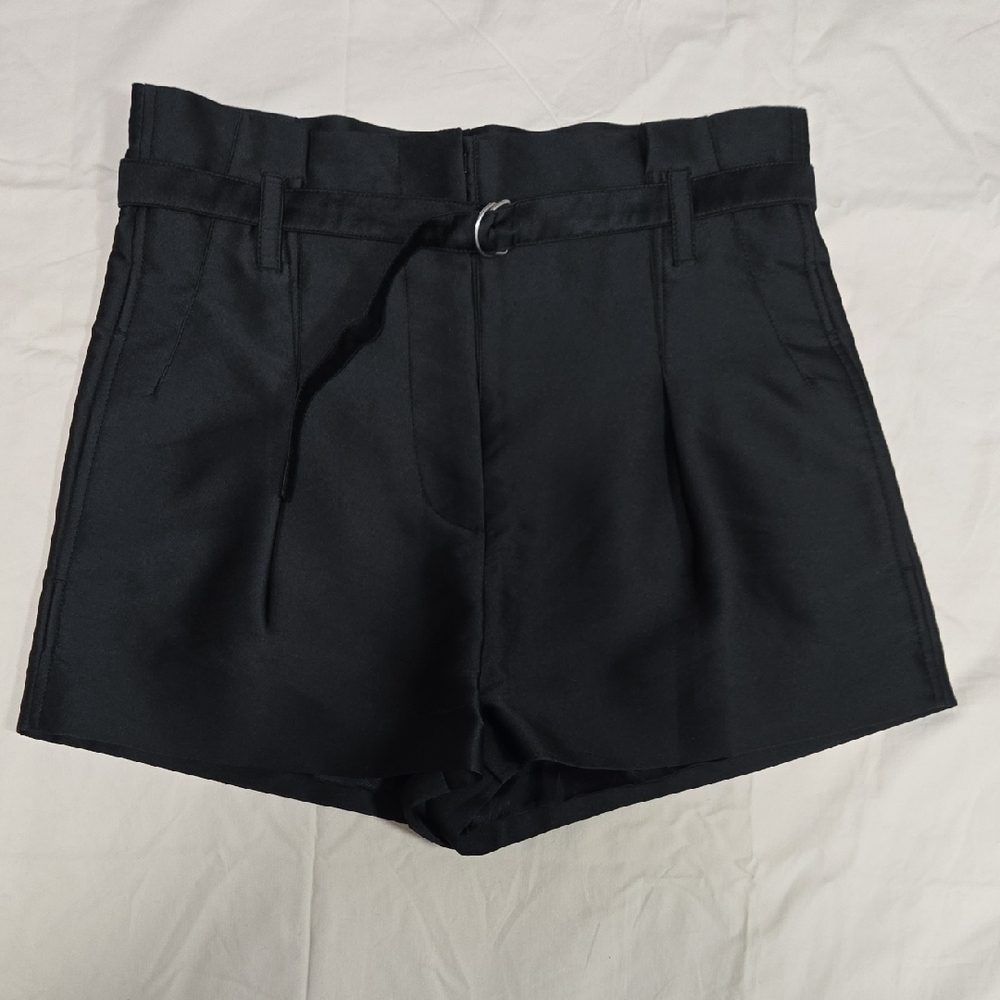 3.1 Phillip Lim Black High Waist Women's Shorts